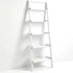 Libreria da parete Di-Do in MDF bianco 65 x 190 cm