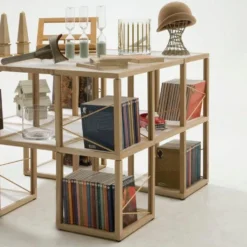 Libreria moderna componibile in legno Castelli 7