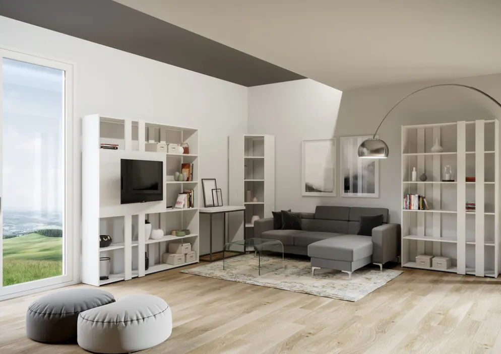 Libreria moderna da parete Inedditah Small A