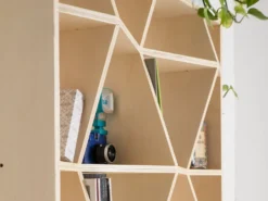 Libreria moderna in legno Rago