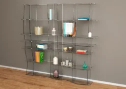 Libreria moderna in plexiglass Ocean