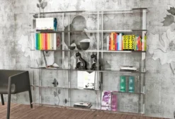 Libreria moderna in plexiglass Lauren