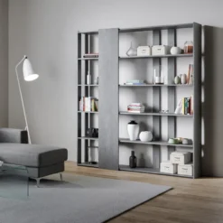 Libreria moderna per soggiorno o ufficio Inedditah D