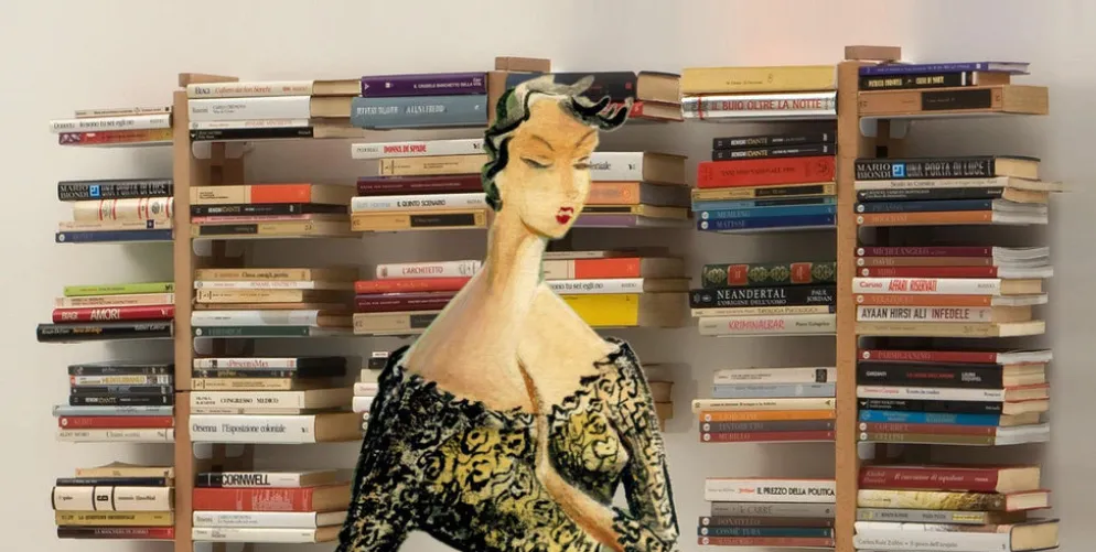 Libreria salvaspazio a muro Zia Bice