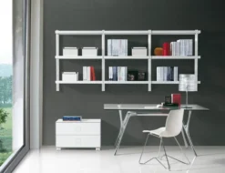 Libreria scaffale componibile in metallo Astryd 6