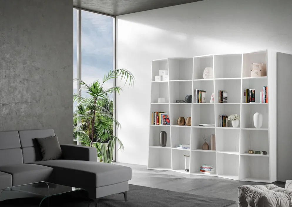 Libreria scaffale design moderno Deducha 5