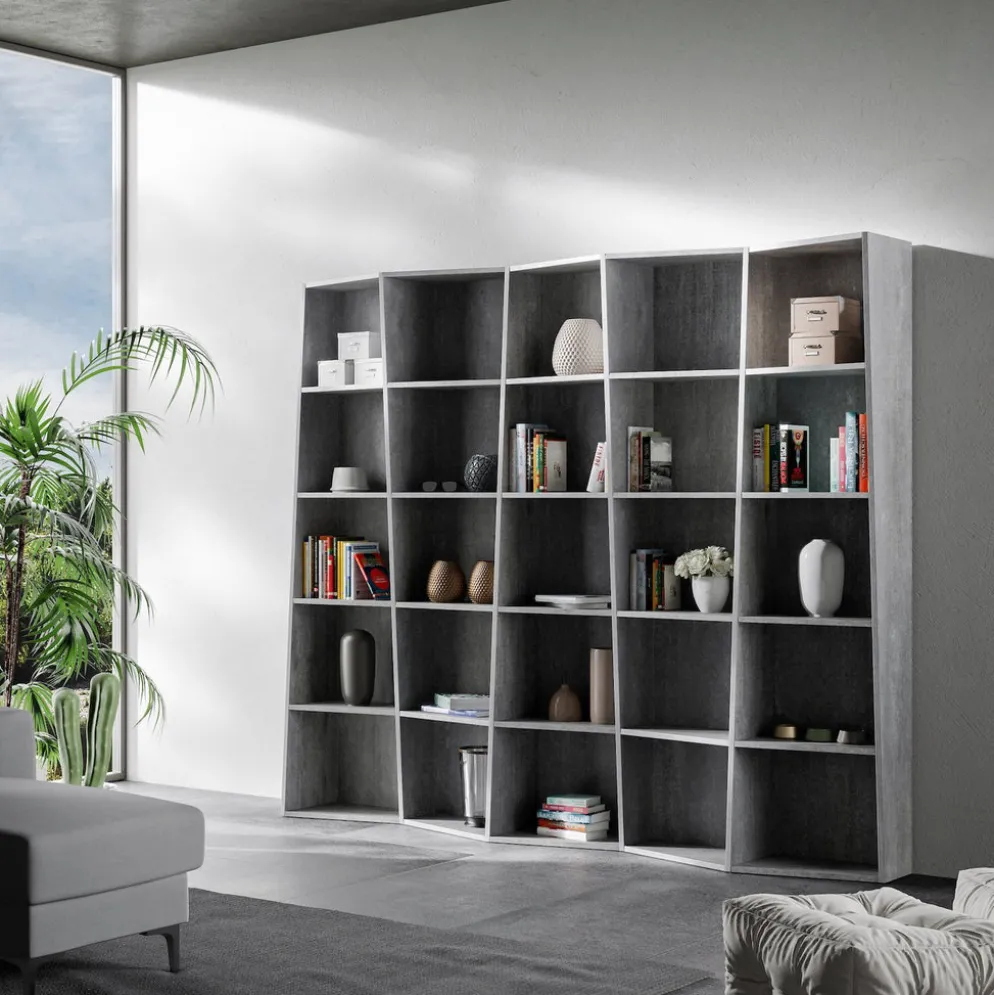 Libreria scaffale design moderno Deducha 5