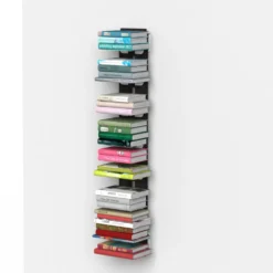 Libreria sospesa a muro in legno Zia Ortensia