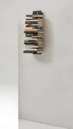 Libreria sospesa a muro in legno Zia Ortensia