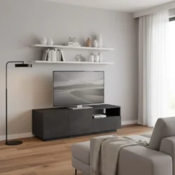 Madia porta TV Annabel 2A/1C/1V Slate