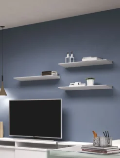 Mensola design moderno Wing in acciaio 60 cm o 90 cm