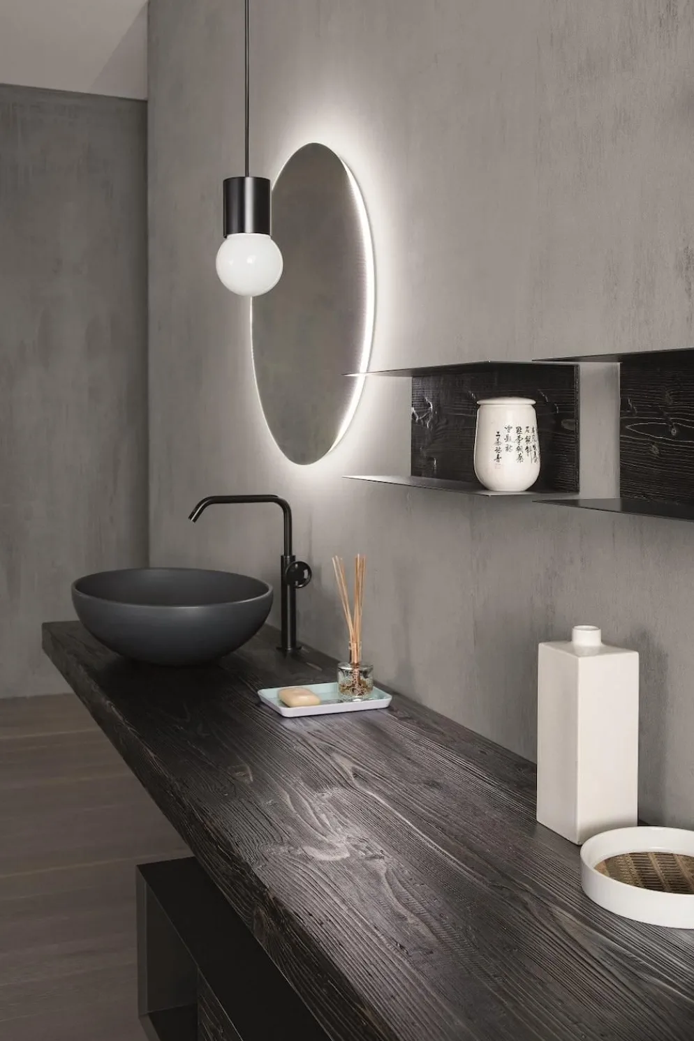 Mobili bagno in abete Old Wood 4 di Loetrà