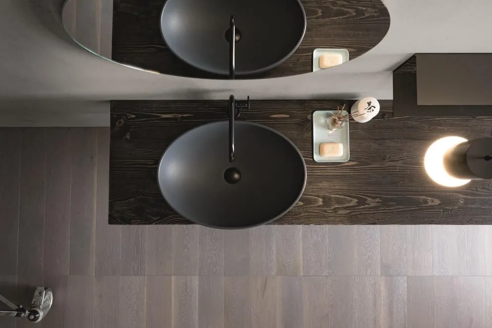 Mobili bagno in abete Old Wood 4 di Loetrà