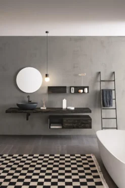 Mobili bagno in abete Old Wood 4 di Loetrà