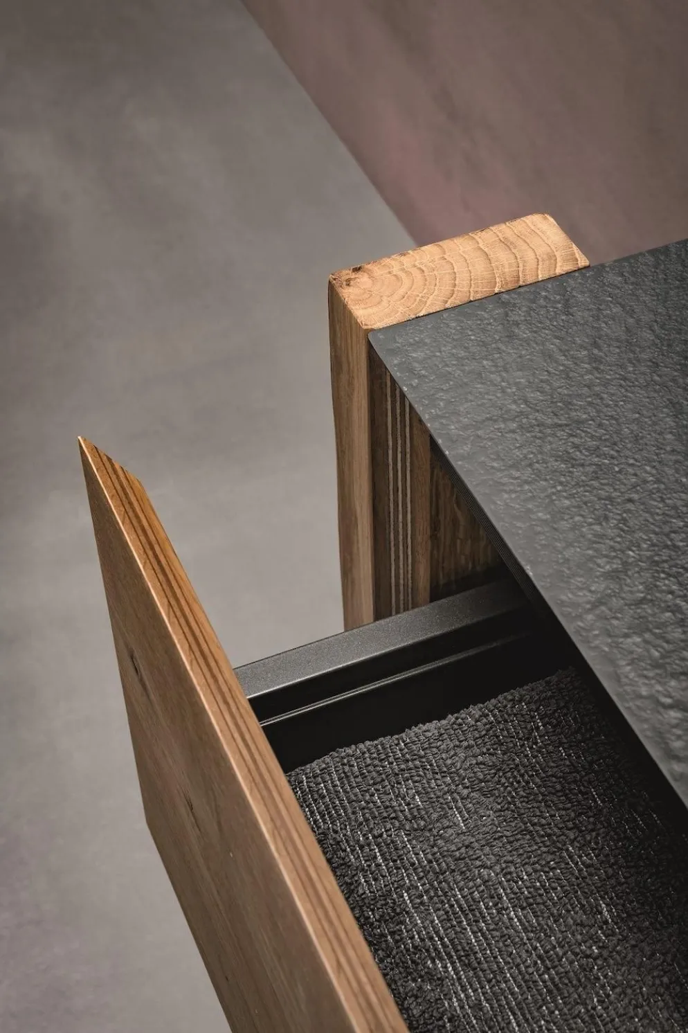 Mobili bagno in rovere Old Wood 5 di Loetrà