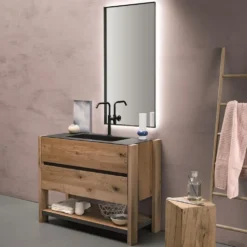 Mobili bagno in rovere Old Wood 5 di Loetrà