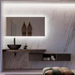 Mobili bagno in rovere Qubo 3 di Loetrà