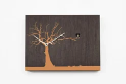 Orologio a cucu design in legno con sensore di luce Cucuruku