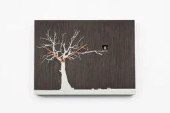 Orologio a cucu design in legno con sensore di luce Cucuruku