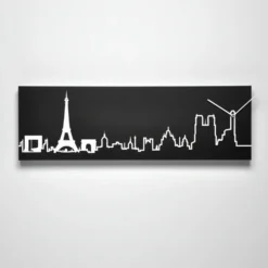 Orologio da parete Skyline Milano New York Parigi