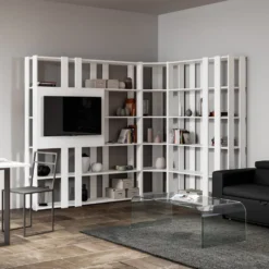 Parete attrezzata angolare Inedditah3