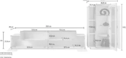 Parete attrezzata Krisen Living
