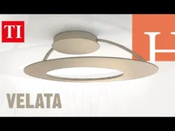 Plafoniera da soffitto a LED Velata