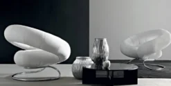 Poltrona design moderno Polis Fissa