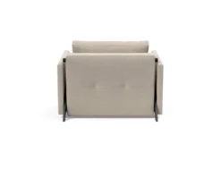 Poltrona letto con braccioli Cubed Arm 90