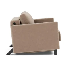 Poltrona letto con braccioli Cubed Arm 90