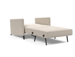 Poltrona letto con braccioli Cubed Arm 90
