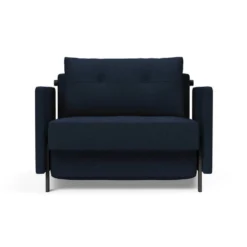 Poltrona letto con braccioli Cubed Arm 90