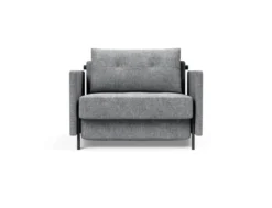 Poltrona letto con braccioli Cubed Arm 90