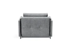 Poltrona letto con braccioli Cubed Arm 90