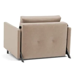 Poltrona letto con braccioli Cubed Arm 90