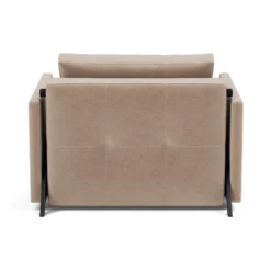 Poltrona letto con braccioli Cubed Arm 90