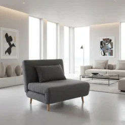 Poltrona letto singolo design moderno Garner