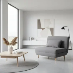 Poltrona letto singolo in tessuto Garner Lines
