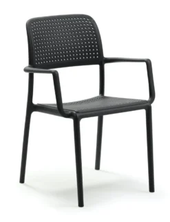 4 poltroncine da giardino impilabili Kendal