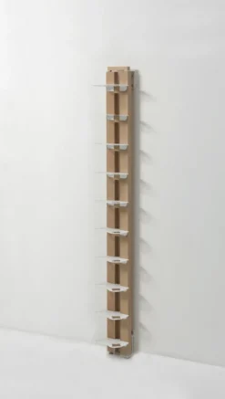 Portabottiglie da parete in legno Zia Gaia Mono