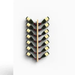Portabottiglie vino da parete design Zia Gaia Bifacciale