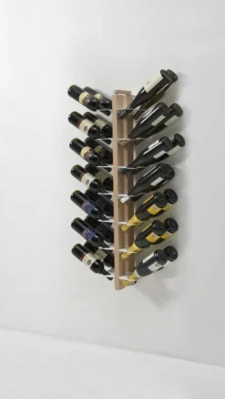 Portabottiglie vino da parete design Zia Gaia Bifacciale