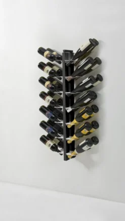 Portabottiglie vino da parete design Zia Gaia Bifacciale