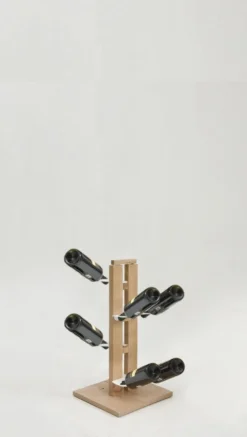 Portabottiglie vino in legno Zia Gaia Mono