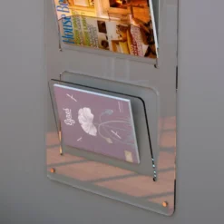 Portariviste da parete in plexiglass Wally