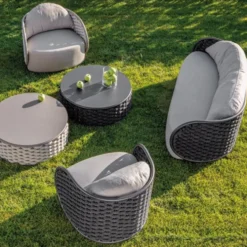 Salotto per giardino in alluminio Mojo