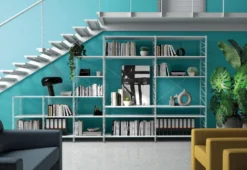 Scaffale libreria a parete Melker 246