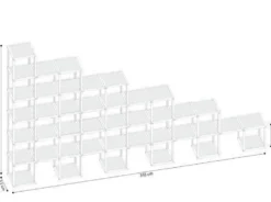 Scaffale per negozio in legno Castelli 8