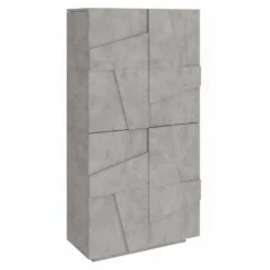 Scarpiera design a quattro ante Taylor Cement
