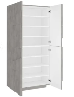 Scarpiera design a quattro ante Taylor Cement